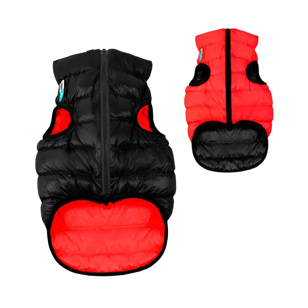 Airy Vest Casaca Reversible Negro / Rojo - Pet Fashion