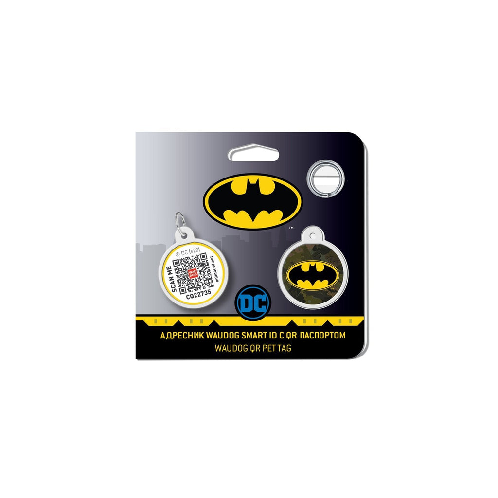 Batman Green DC Comics Placa de identificación Smart ID – App ¡GRATIS! - Pet Brands