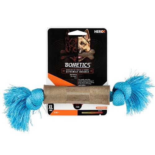 Bonetics Extra Large Beef Tassel Bone Blue juguete para perro - Pet Brands