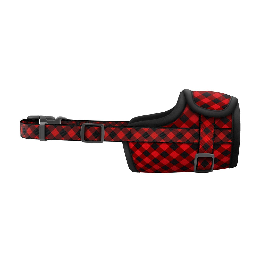 Bozal RED PLAID Nylon Ultra cómodo - Pet Brands