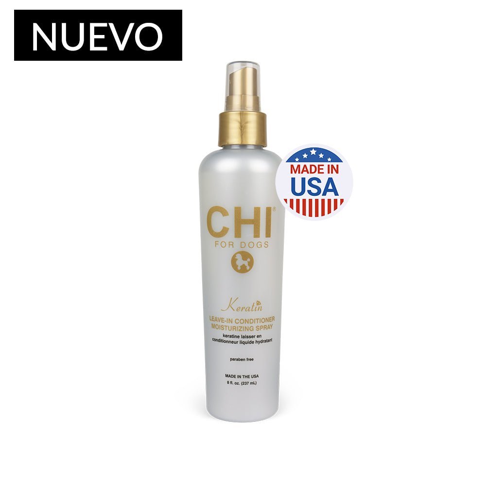 Chi acondicionador sin enjuague para perros - pelaje seco y dañado keratin 237ml - Pet Brands