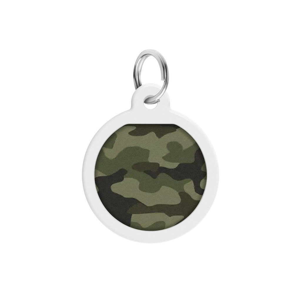 Green Camo Placa de identificación Smart ID – App ¡GRATIS! - Pet Brands