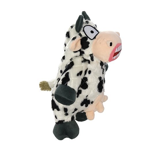 Mighty Angry Animals Cow ultra resistente para perro - Pet Fashion