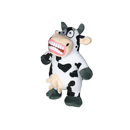 Mighty Jr Angry Animals Cow juguete ultra resistente para perro - Pet Fashion