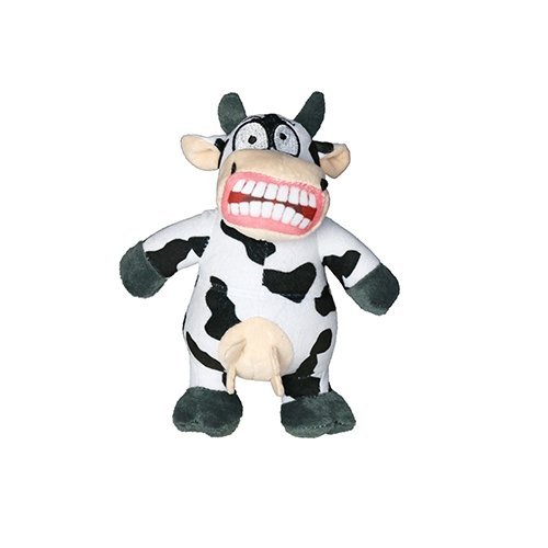 Mighty Jr Angry Animals Cow juguete ultra resistente para perro - Pet Fashion