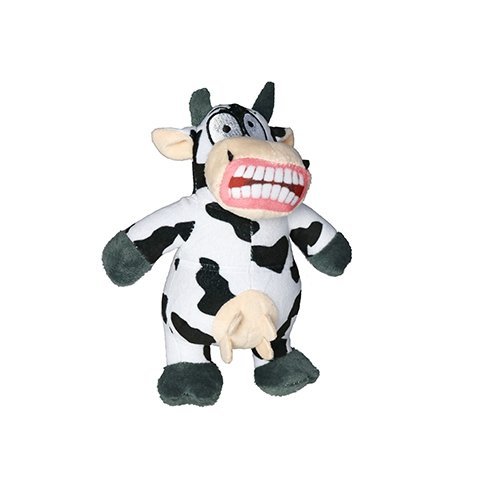 Mighty Jr Angry Animals Cow juguete ultra resistente para perro - Pet Fashion