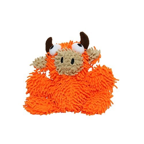 Mighty Jr Microfiber Ball Bull Orange juguete ultra resistente para perro - Pet Fashion