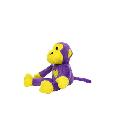 Mighty Jr Safari Monkey Purple juguete ultra resistente para perro - Pet Fashion