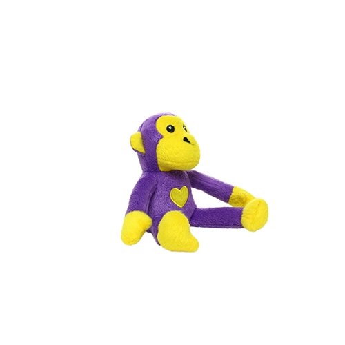 Mighty Jr Safari Monkey Purple juguete ultra resistente para perro - Pet Brands