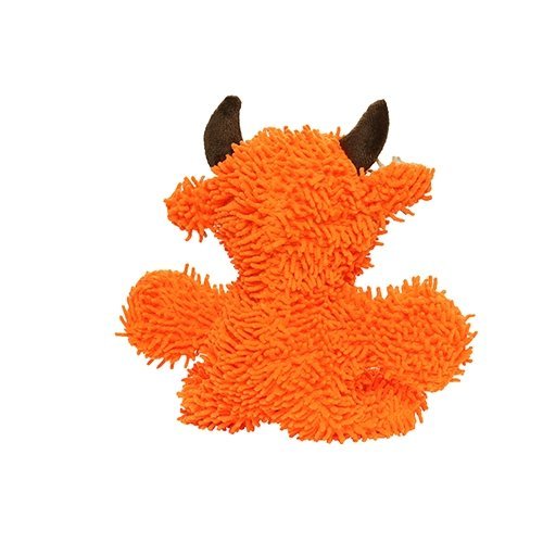 Mighty Microfiber Ball Med Bull Orange juguete ultra resistente para perro - Pet Fashion