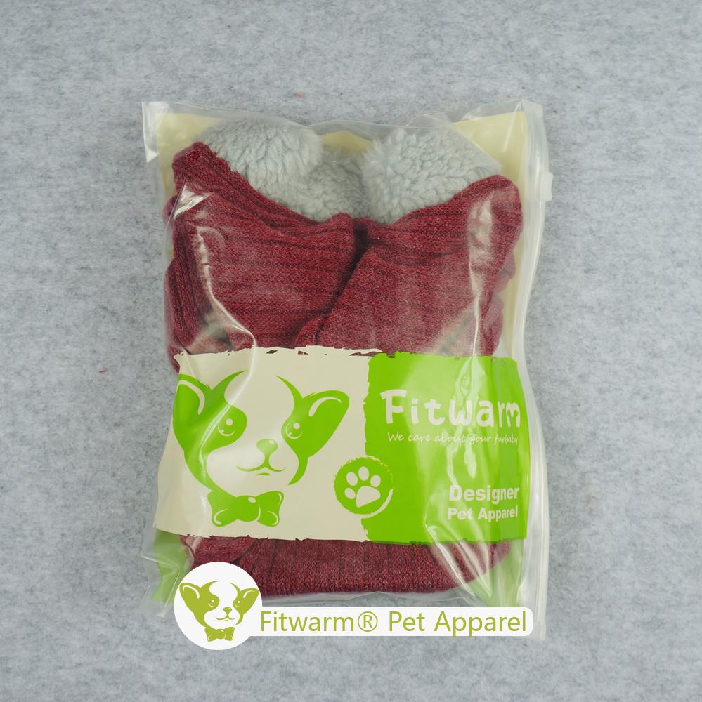 Sudadera Roja a Rayas con Capucha - Pet Fashion