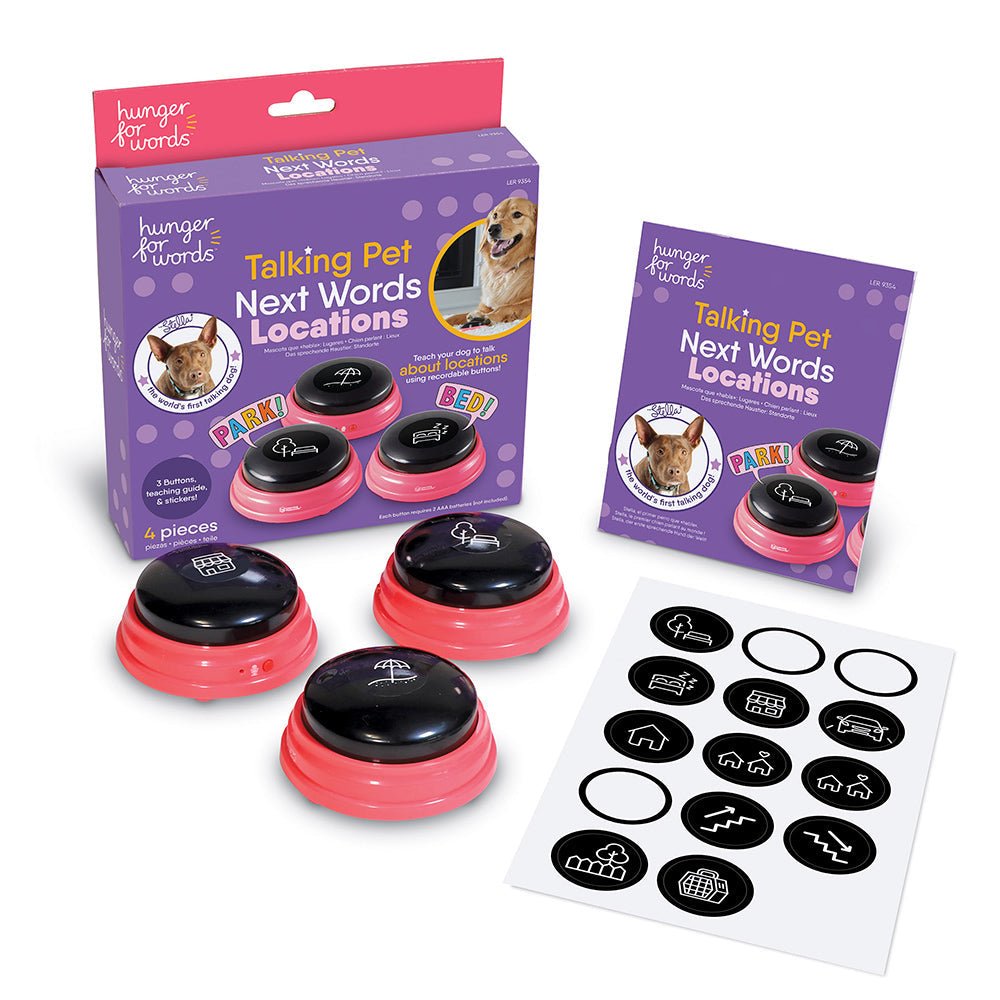 Talking Pet Next Words Locations juguete de entrenamiento para perro - Pet Fashion