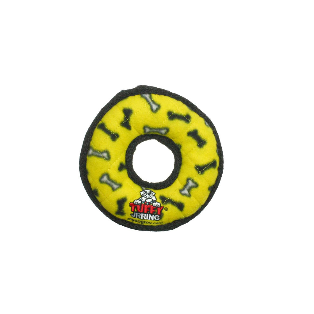 Tuffy Jr Ring Yellow Bone juguete ultra resistente para perro - Pet Fashion