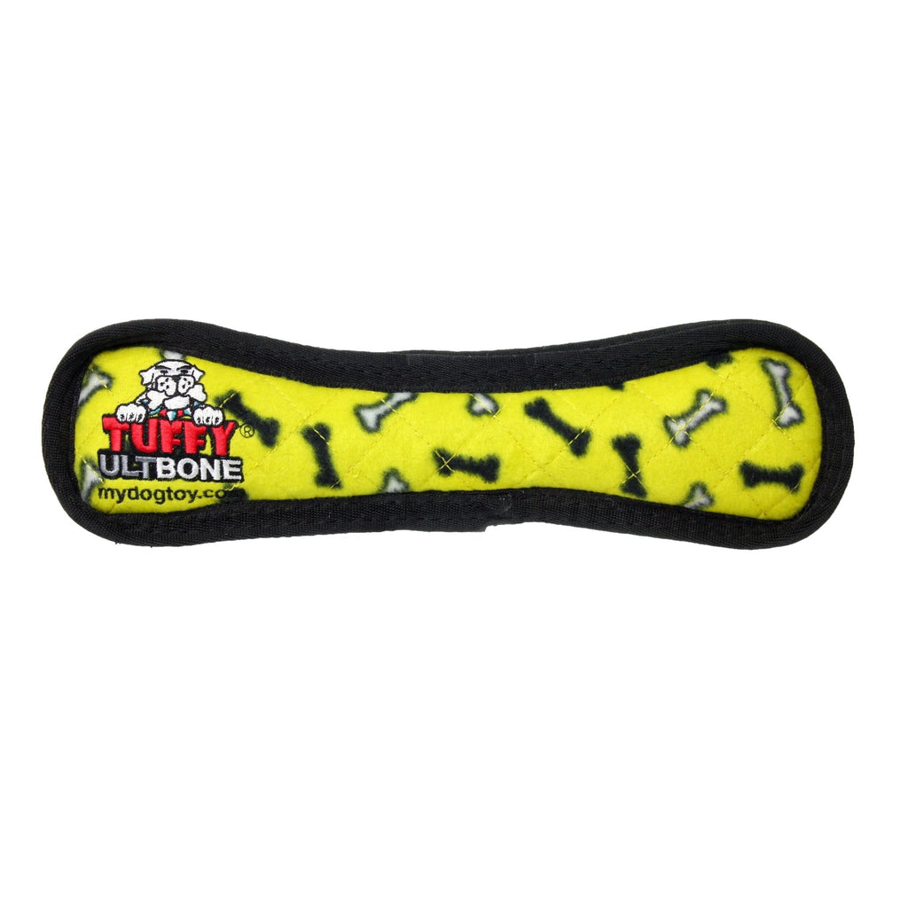 Tuffy Ultimate Bone Yellow Bone juguete ultra resistente para perro - Pet Fashion