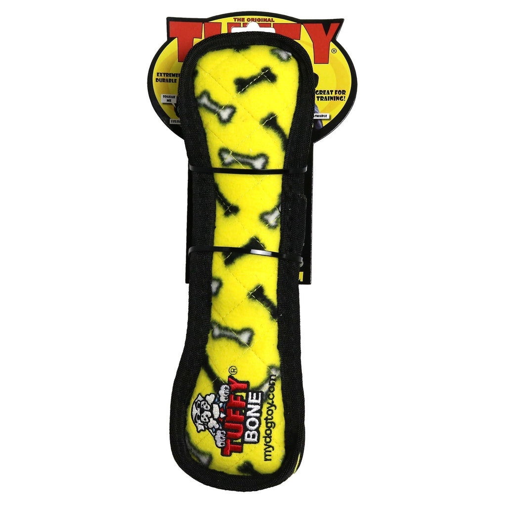 Tuffy Ultimate Bone Yellow Bone juguete ultra resistente para perro - Pet Fashion