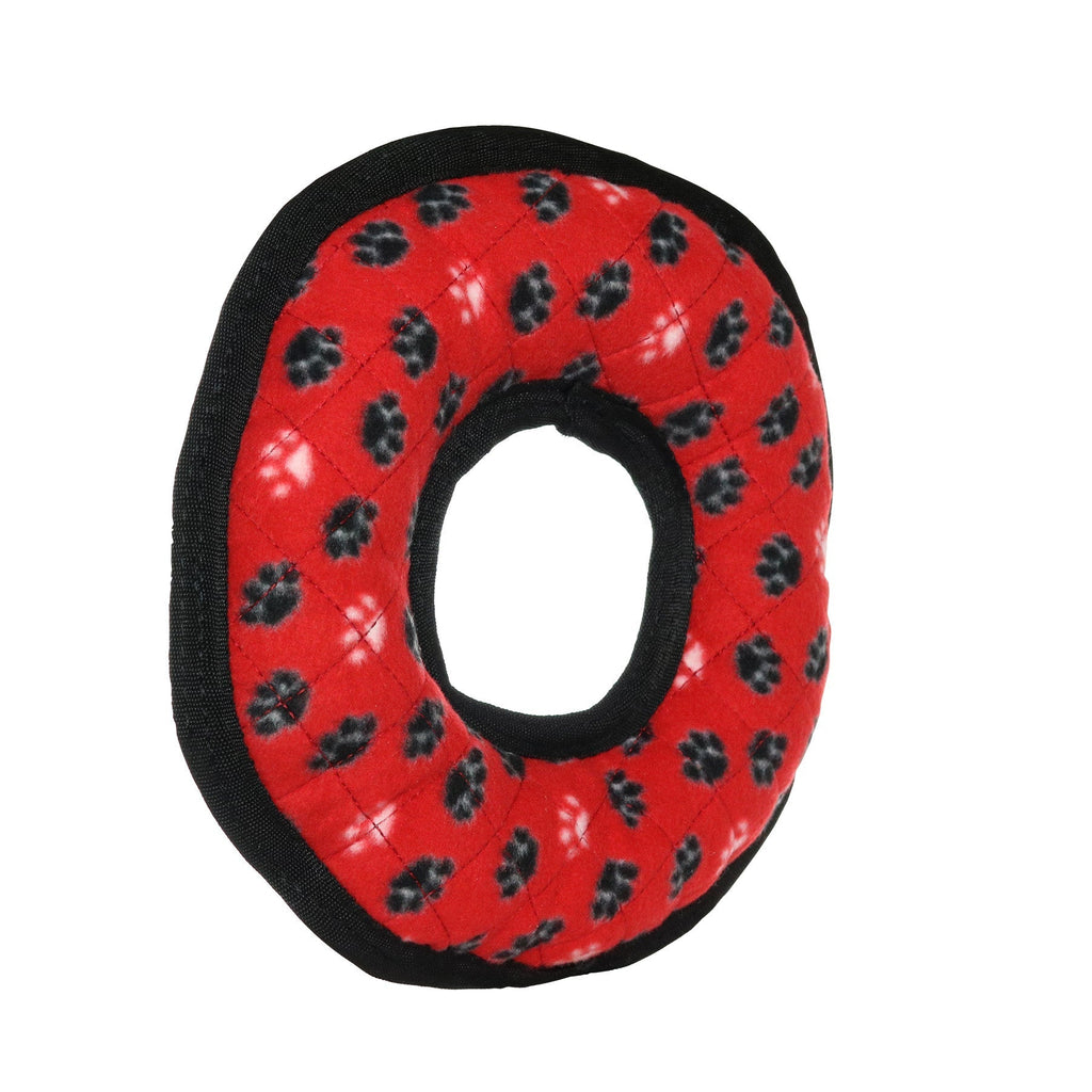 Tuffy Ultimate Ring Red Paw juguete ultra resistente para perro - Pet Fashion