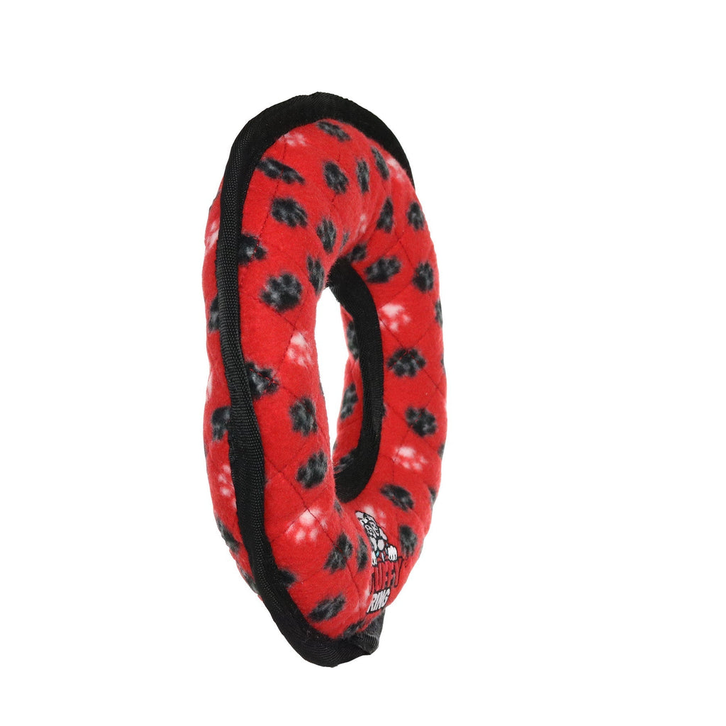 Tuffy Ultimate Ring Red Paw juguete ultra resistente para perro - Pet Fashion