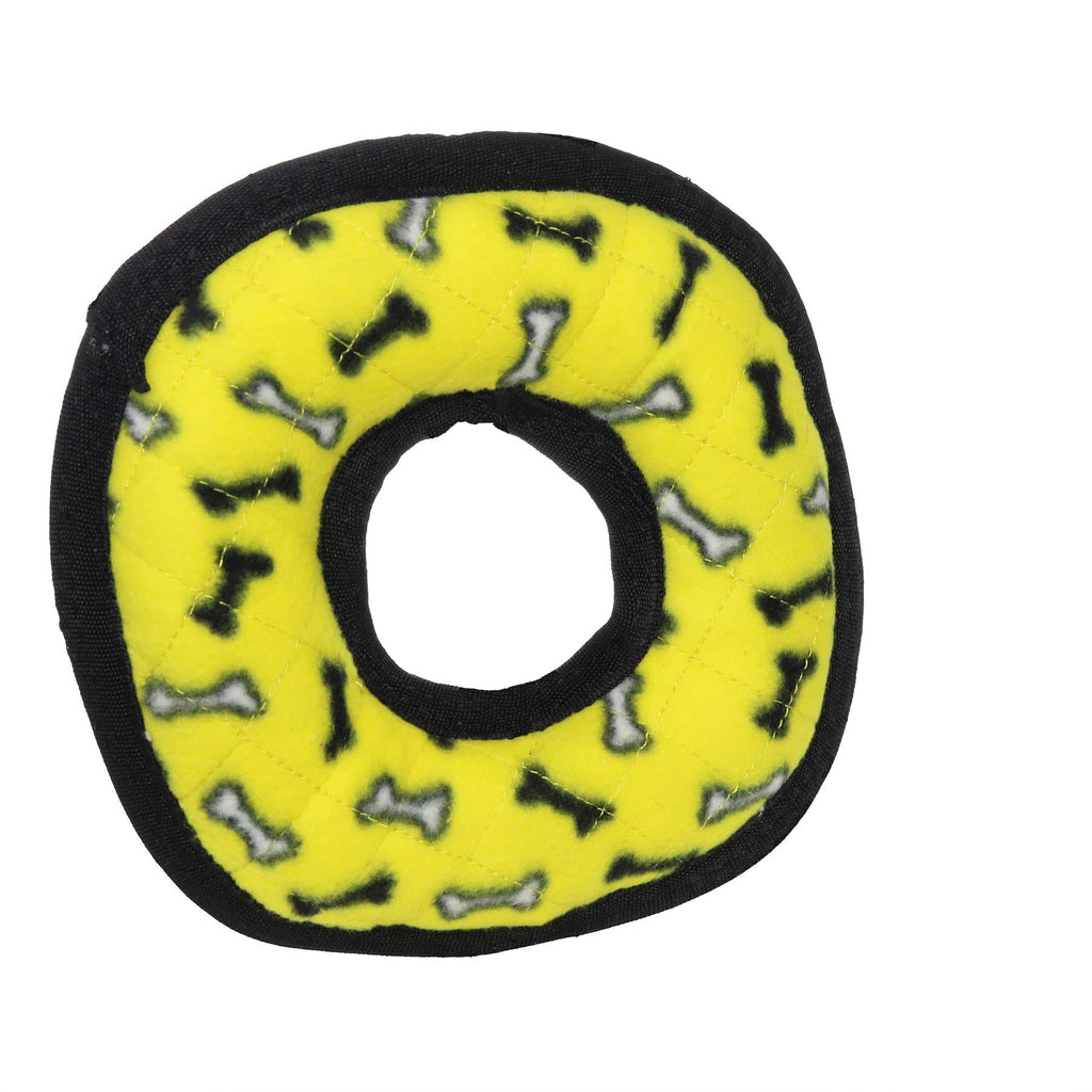 Tuffy Ultimate Ring Yellow Bone juguete ultra resistente para perro - Pet Fashion