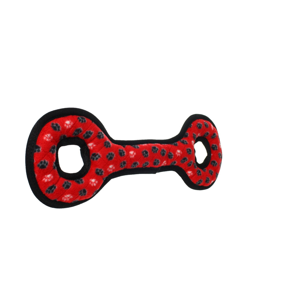 Tuffy Ultimate Tug-O-War Red Paw juguete ultra resistente para perro - Pet Fashion