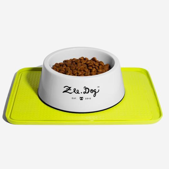 Zeedog Zee.Mat Lime Green Bandeja para Bowl - Pet Fashion